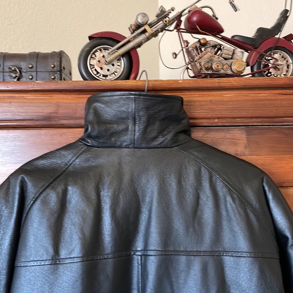 Men’s MM Michael Michelle U.S.A. Large Leather Jacket - Picture 12 of 13